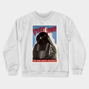 Greater Power USA Vintage Poster 1938 Crewneck Sweatshirt